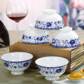 tigela de sopa chinesa de porcelana